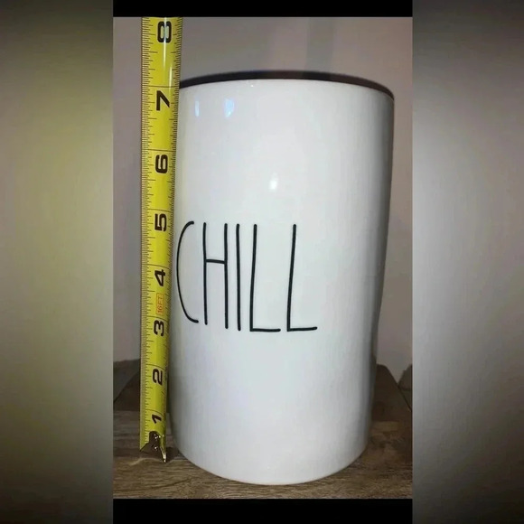 RAE DUNN WHITE WINE CHILL CERAMIC COOLER  HTF - Picture 3 of 9